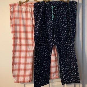 Pack of two Old Navy Womens Pajama Pants
